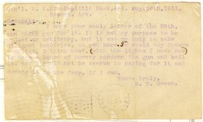 1911 – Newport Postcard to M.M. Stuckey