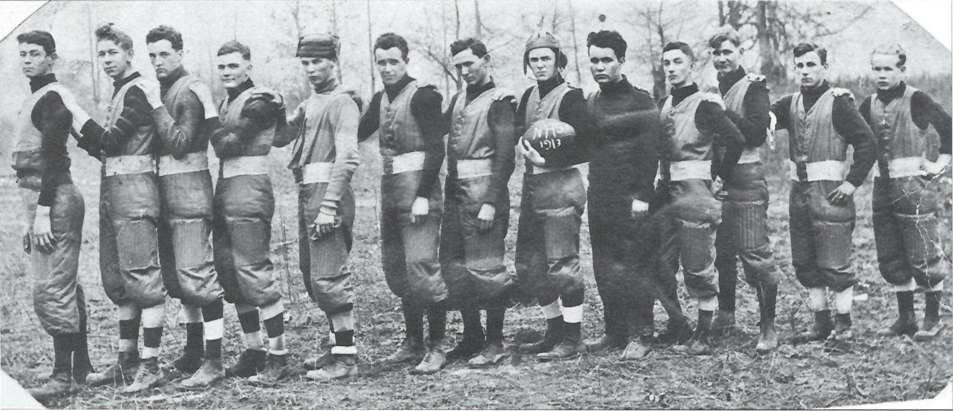 1913 – First Newport High School Football Team