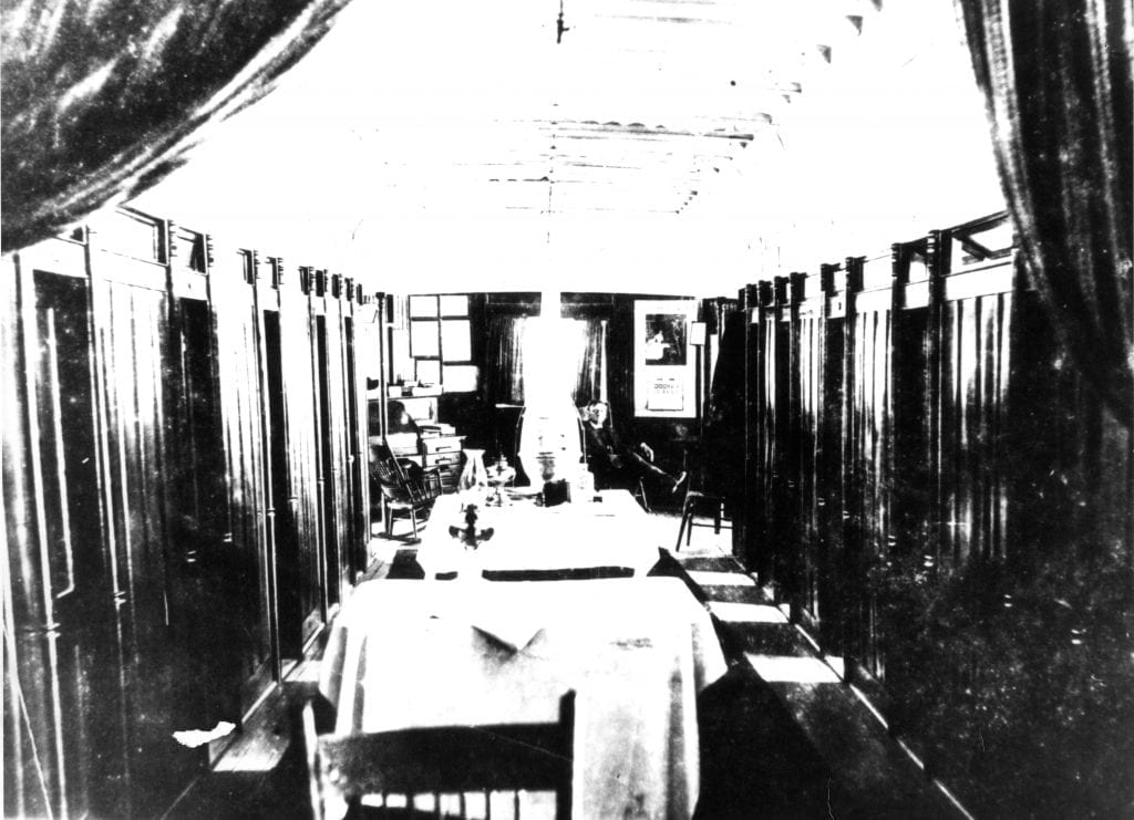Old Ship Land In Dining Room